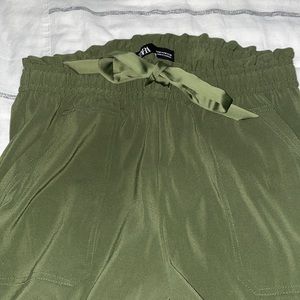 Zara olive green trouser